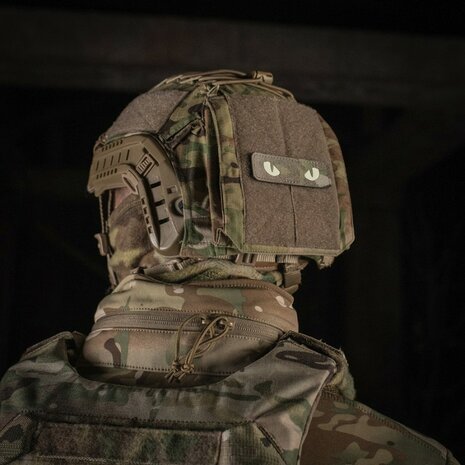 M-Tac velcro patch Cat Eyes Multicam, 25 x 80 mm, GID Fluorescent r&eacute;fl&eacute;chissant