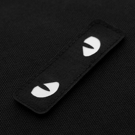 M-Tac velcro patch Cat Eyes noir, 25 x 80 mm, GID Fluorescent r&eacute;fl&eacute;chissant