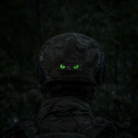 M-Tac velcro patch Cat Eyes, 25 x 80 mm, Multicam/Vert