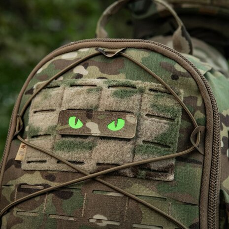 M-Tac velcro patch Cat Eyes, 25 x 80 mm, Multicam/Vert