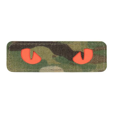 M-Tac velcro patch Cat Eyes, 25 x 80 mm, Multicam/Rouge