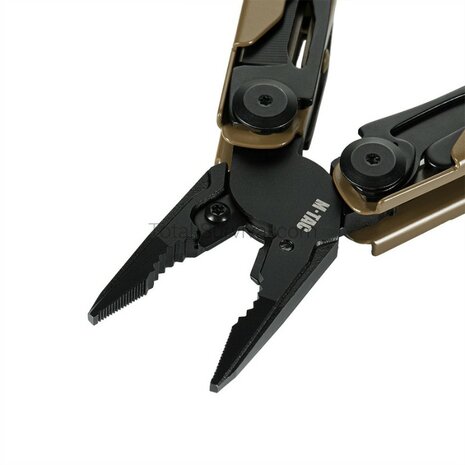 M-Tac Yukon Multitool Typ 13, Edelstahl, Braun/Schwarz
