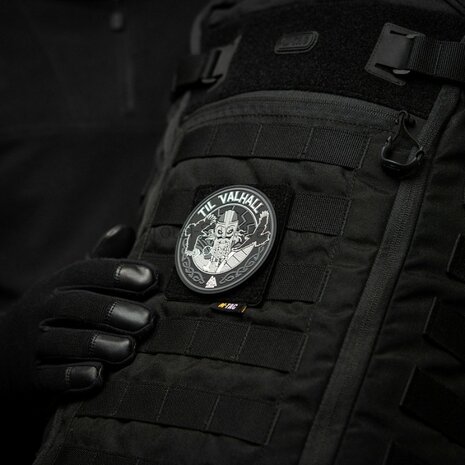 M-Tac panneau Molle pour patchs avec passants Molle, 80 x 85 mm, Noire