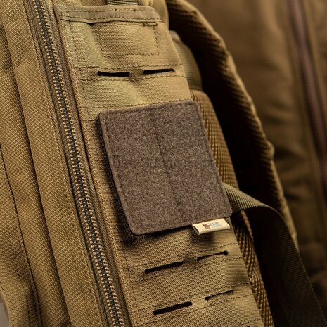M-Tac panneau Molle pour patchs avec passants Molle, 80 x 85 mm, Coyote tan