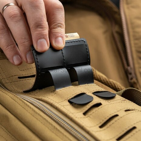 M-Tac panneau Molle pour patchs avec passants Molle, 80 x 85 mm, Coyote tan