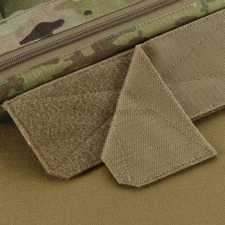 M-Tac Unterbauchschutz f&uuml;r ballistische Eins&auml;tze mit Molle Tasche, Multicam