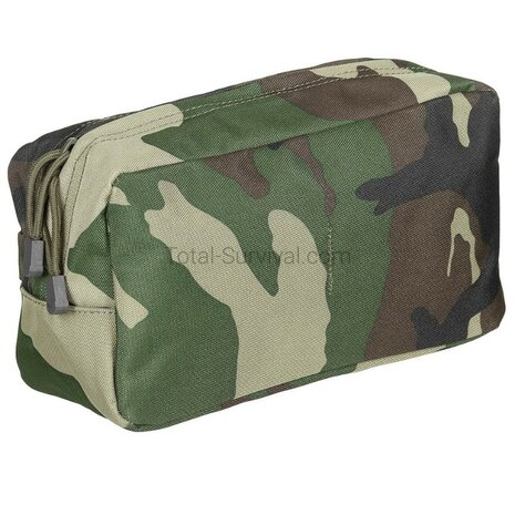 MFH pochette utilitaire Molle, grande, Woodland camo