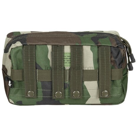 MFH pochette utilitaire Molle, grande, Woodland camo
