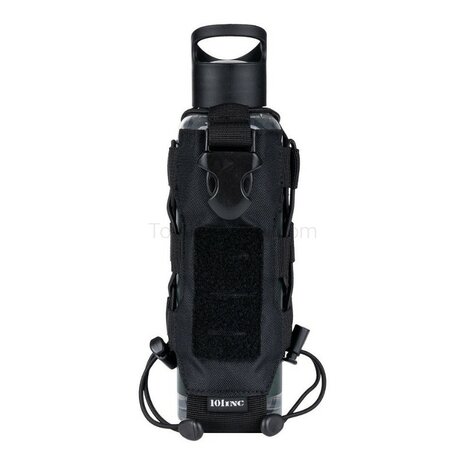 101 Inc pochette de transport Molle ajustable pour bouteilles d'eau, noir