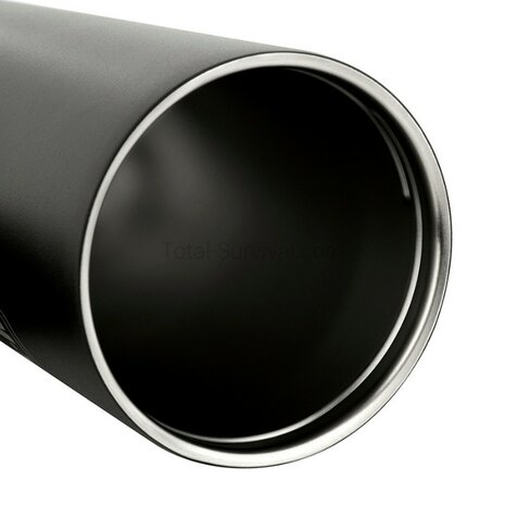 M-Tac thermo mok met deksel 450 ml, RVS, zwart