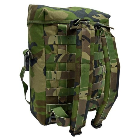 Sac &agrave; dos modulaire Molle de corps des Marines n&eacute;erlandais, sac lat&eacute;ral/sac de transport avec bretelles, Forest camo