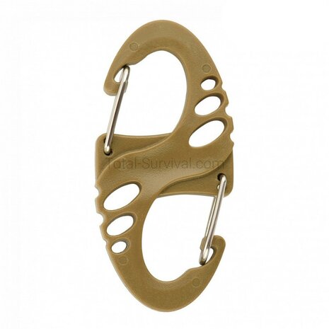 M-Tac mousqueton S-Hook, coyote tan