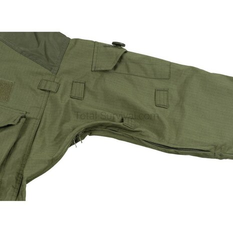 MFH veste commando, Smock, avec capuche, coupe-vent, vert olive