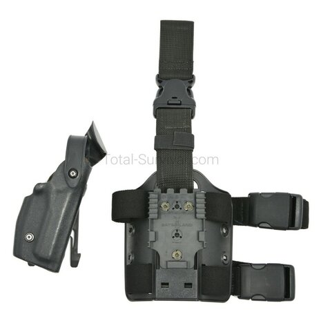 Safariland &eacute;tui &agrave; pistolet tactique STX, droitier, noir