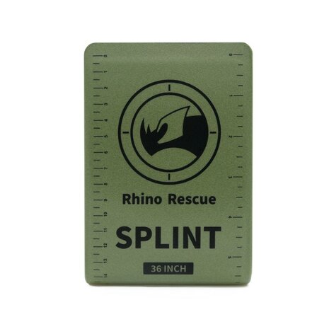 Rhino Rescue Flexible Schiene / Splint XL 91 cm x 11 cm, gr&uuml;n