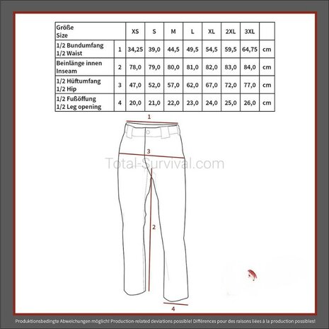 MFH US Pantalon combat BDU, Noir