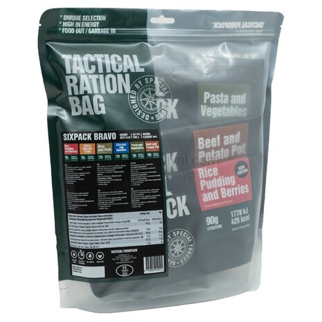 Tactical Foodpack Sixpack Bravo MRE Meal Ready-to-Eat 48-Stunden Ration