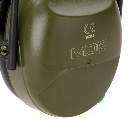 Earmor Protection auditive MaxDefense M06A, EN352, vert olive