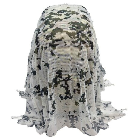 AB filet utilitaire Skarpo, IRR, 140 x 280 cm, M05 snow camo