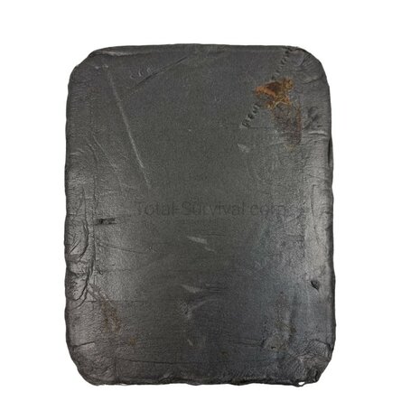 Italiaanse body armour plaat curved Level 3+, 20 x 16 cm