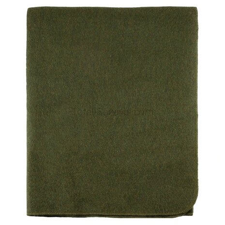 AB couverture militaire laine 50/50, 230 x 170 cm, vert olive