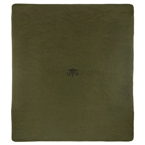 MFH Armee Wolldecke "US Medical", 228 x 150 cm, olivgr&uuml;n