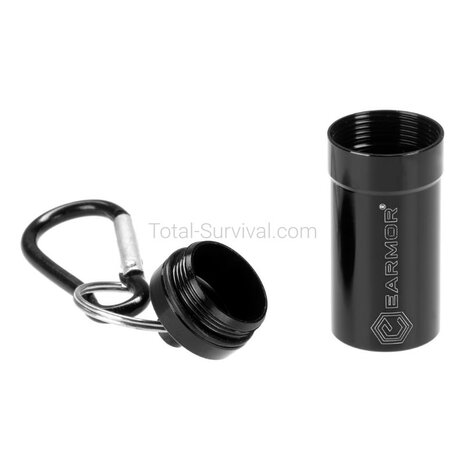Earmor &eacute;tui pour &eacute;couteurs EDC en aluminium hydrofuge, noir