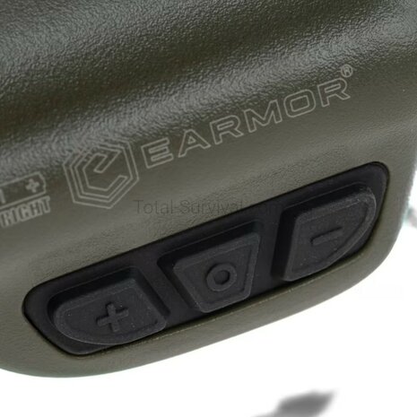 Earmor protection auditive tactique M32 Plus, vert olive