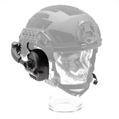 Earmor protection auditive tactique M32X ARC avec support pour casque, noire