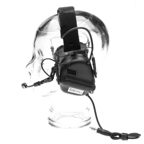 Earmor protection auditive tactique M32X ARC avec support pour casque, noire
