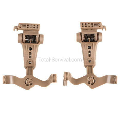 Earmor protection auditive tactique M32X ARC avec support pour casque, coyote tan