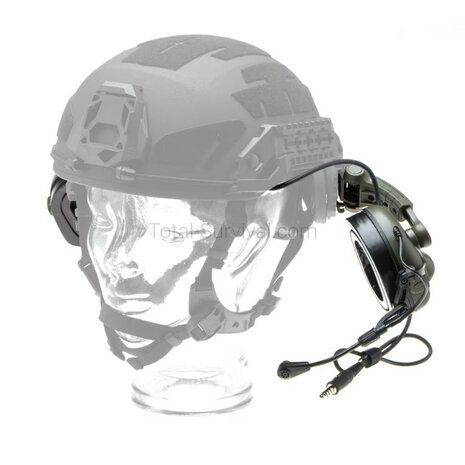Earmor protection auditive tactique M32X ARC avec support pour casque, vert ranger