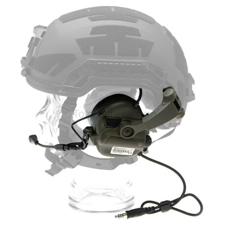 Earmor protection auditive tactique M32X ARC avec support pour casque, vert ranger