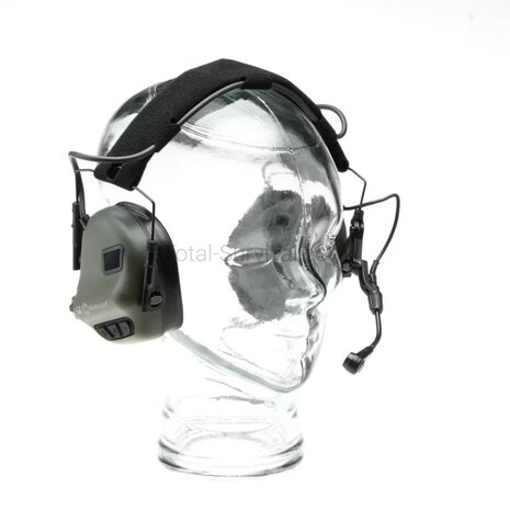 Earmor protection auditive tactique M32X ARC avec support pour casque, vert ranger