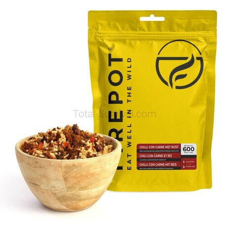 Firepot Chilli con carne met rijst - regular 135 gram