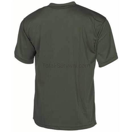 MFH Tactical T-Shirt korte mouw, legergroen, (160 g/m&sup2;)