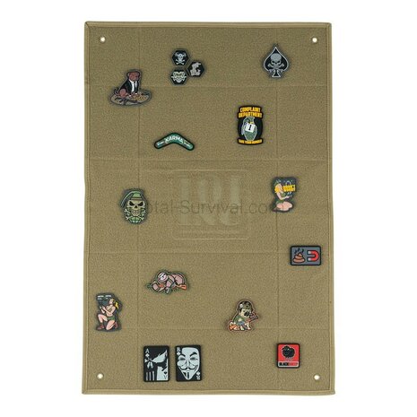 101 Inc velcra patch wall klein 50x75 cm, khaki