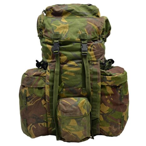 British Bergen PLCE Long backpack 100L with side bags IRR, DPM camo