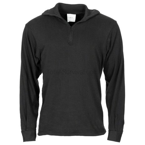 Britisches Langarmhemd Extreme Cold Weather ECW Norgie, schwarz