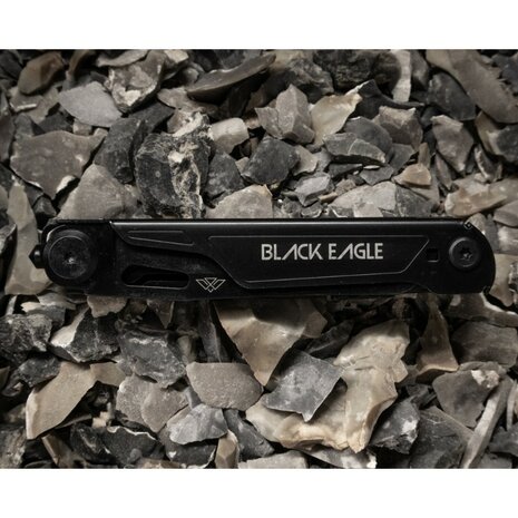 Black Eagle Bryce Multifunktionsmesser, Edelstahl, Midnight black