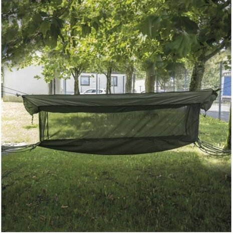 Mil-Tec jungle hammock canvas with roof and mosquito net
