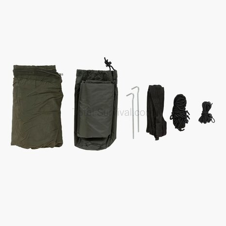 Highlander Crusader hammock with tarp and mosquito net