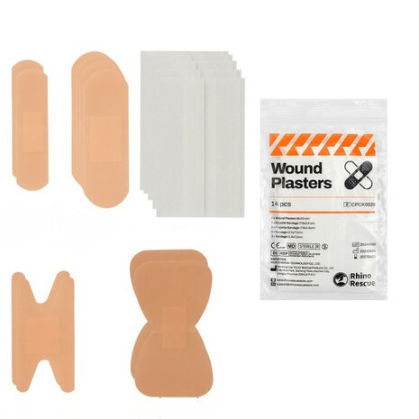 Rhino rescue wound dressing set 14-piece