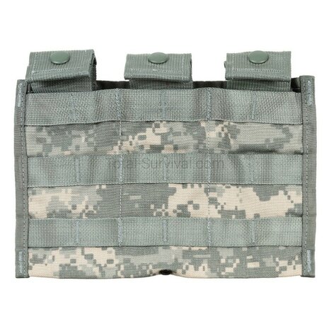 US triple M4/M16 magazine pouch Molle, UCP camo