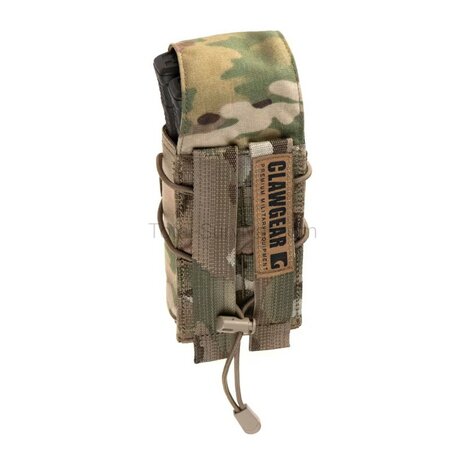 Clawgear Single Mag Stack Flap Pouch Core 5.56 double magazine pouch Molle, Multicam