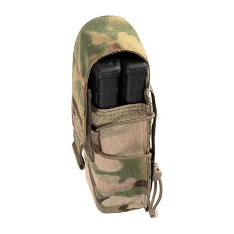 Clawgear Single Mag Stack Flap Pouch Core 5.56 double magazine pouch Molle, Multicam