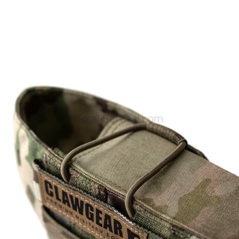 Clawgear Single Mag Stack Flap Pouch Core 5.56 double magazine pouch Molle, Multicam