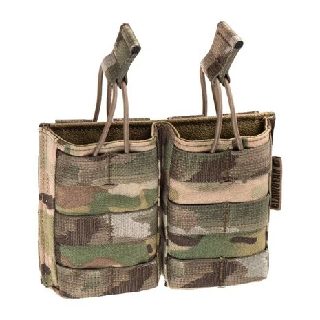 Clawgear 5.56 AR/AK Open Double Mag Core double magazine pouch Molle, Multicam