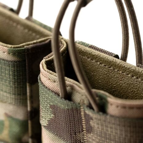 Clawgear 5.56 AR/AK Open Double Mag Core double magazine pouch Molle, Multicam