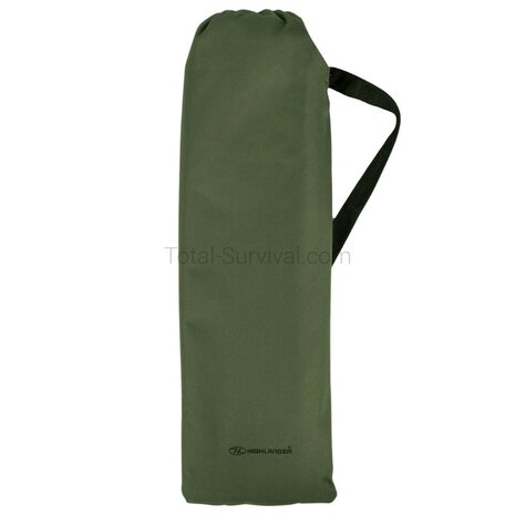 Highlander lightweight field bed, steel frame, OD green